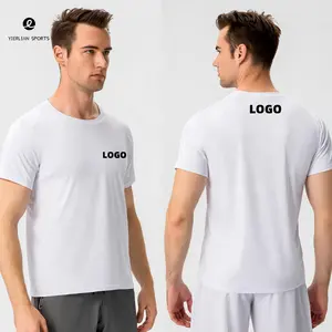 2023 Dropshipping Men Sustainable Anti-Bacterial Fitness Workout Gym Running Recycle Recycled Polyester Plastic T-shirt T Shirts