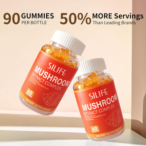 OEM diyet takviyesi organik Chaga Reishi uyku mantar Gummies Adaptogen Nootropic aslan Mane süper mantar Gummies - Product Image 5