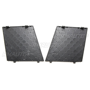 A Pair Black E60 E61 Car Front Bumper Lower <b>Mesh</b> <b>Grill</b> Plate Trim Cover <b>for</b> BMW E60 E61 M 51117897186 51117897184 Bumper Cover - Product Image 6