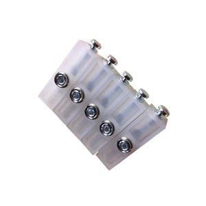 Boucle polyvalente Huayi Parts 18 Lock à tête ronde transparente pour connecteur de placard et armoire, accessoire de quincaillerie - Product Image 1