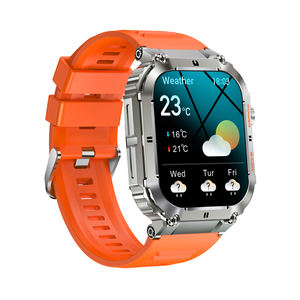 Reloj Inteligente K57 Pro Cuadrado para Exteriores, Pantalla de 1.96'', Resistente al Agua IP68, Llamadas por Bluetooth, Chipset RTL8763EWE, Frecuencia Cardíaca, Presión Arterial, 400 mAh - Product Image 4