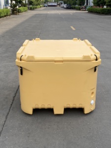 Thùng bảo quản hải sản cách nhiệt hạng nặng 660L làm bằng nhựa đúc xoay, dùng cho vận chuyển cá, làm mát, dành cho ngành công nghiệp hàng hải - Product Image 3