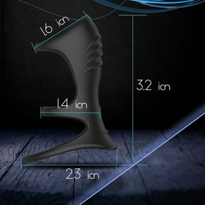 Hochwertiger Kondom-Penisring aus Silikon in Übergröße für Männer, Gay-Penisring, Erwachsenen-Sexspielzeug für männliche Masturbation - Product Image 3