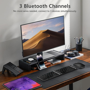 Juego de teclado y mouse plegables-Mini teclado externo de computadora de tableta delgada portátil inalámbrico en stock - Product Image 2