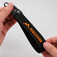 Lanière de poignet porte-clés en nylon épais, durable et écologique de haute qualité, personnalisable, pour cadeaux promotionnels professionnels