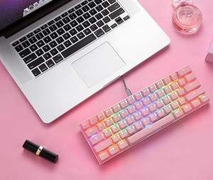 Teclado Mecánico Inalámbrico para Juegos <span class=keywords><strong>Motospeed</strong></span> CK62, Interruptor Longhua, Retroiluminación RGB, Tipo-C, Ergonómico - Product Image 5