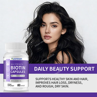 Ausreson OEM Capsules de Biotine, Kératine et Collagène – Vitamines et Complément Alimentaire pour l'Éclaircissement de la Peau et la Croissance Capillaire des Adultes