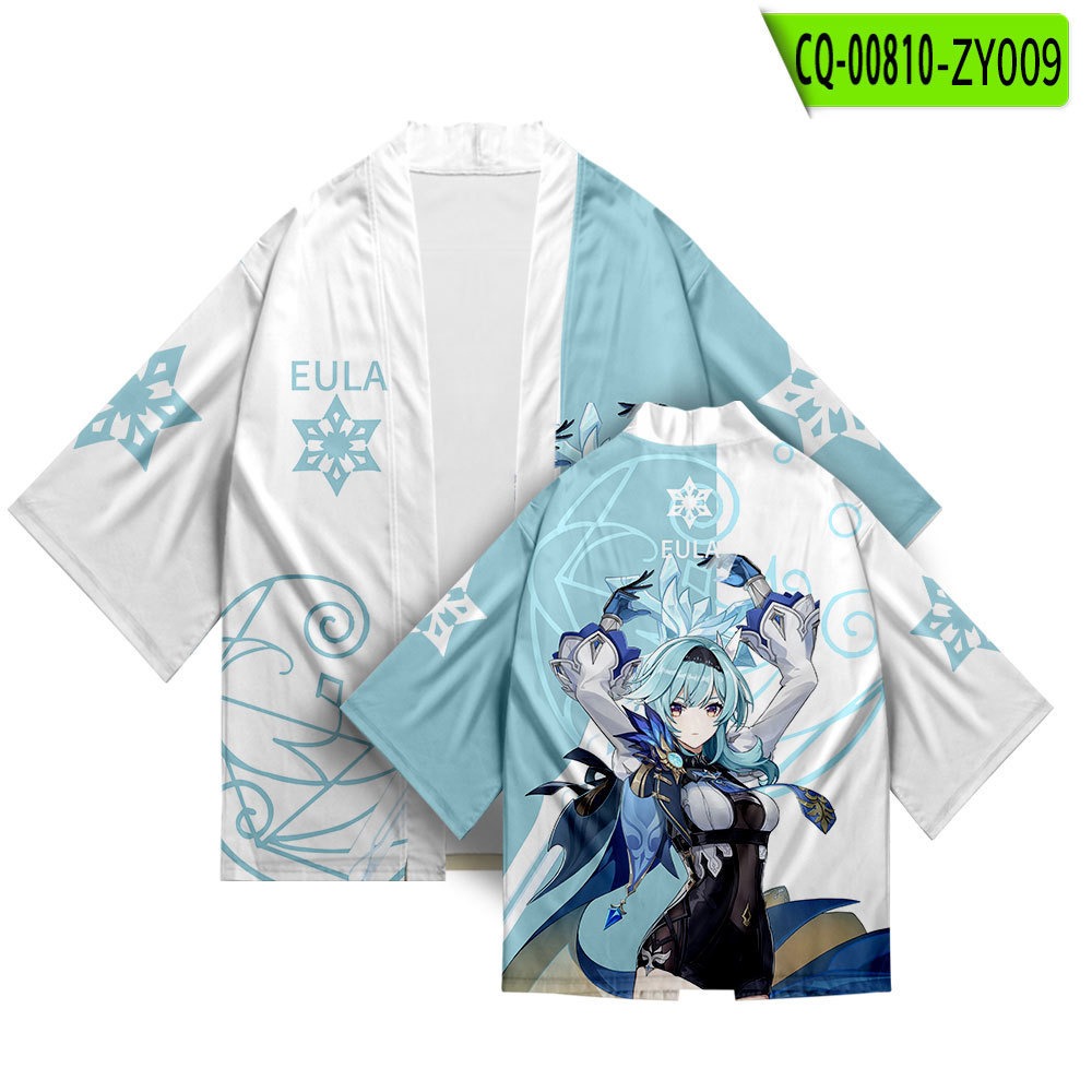 7.Kimono Women Men Shirt Costume