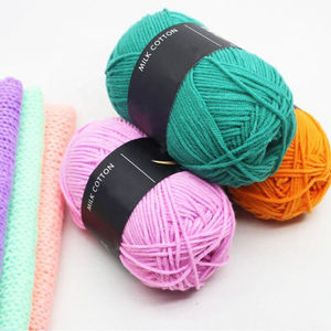 Jp Eenvoudige Stijl Draagbare Melk Katoen Breien Garen Voor Hand Weven Garen - Product Image 2