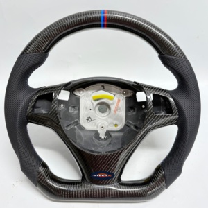 Volante in Pelle Nappa Personalizzato per BMW E90 E92 E93 E82 E87 <span class=keywords><strong>M</strong></span> Sport con Fondo Piatto da Corsa - Product Image 6