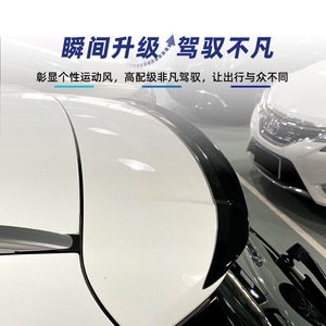 สปอยเลอร์หลังรถยนต์ Mercedes-Benz C-Class Estate สีดำ Piano Black ABS ทรง Ducktail ปี 2015-2021 - Product Image 3