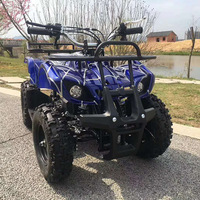 Quad 49cc pour enfants : Sûr et amusant pour les 10 ans et plus, avec clé de démarrage, moteur 2 temps à essence.