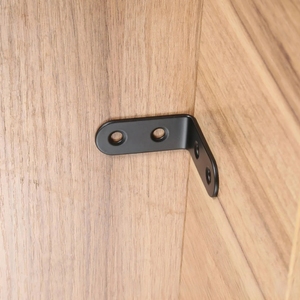 Staffa TV a L in Acciaio Inox Placcato Nero BOSS <span class=keywords><strong>per</strong></span> Mobili Angolari in <span class=keywords><strong>Legno</strong></span> - Product Image 3