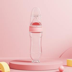 Productos Materno-Infantiles, Biberón de Cereal de Arroz para Bebés, Cuchara, Dispositivo de Alimentación de Alimentos Complementarios, Animal, Libre de BPA, Silicona de Grado Alimenticio - Product Image 6