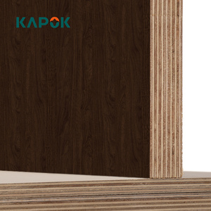 KAPOK Claro noce Textura De Grano De Madera Contrachapada Decorde <span class=keywords><strong>Grado</strong></span> Comercial Platos De Melamina - Product Image 2