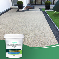 Peinture à effet pierre véritable de haute qualité pour sols et murs, imperméable, semi-brillante, pour décoration