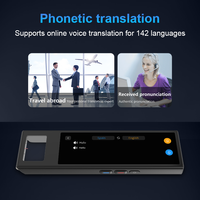Traductor Inteligente S90 con Pantalla Táctil de 5 Pulgadas, Android 6.0, Reconocimiento de Voz por IA, Wi-Fi, Altavoz Integrado, Carga Tipo-C 142