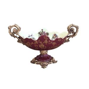 Cadeau élégant de décoration d'intérieur-Vase à fleurs en résine du milieu du siècle - Product Image 4