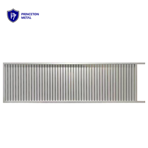 PRINCETON METAL kolay yüklenen otomatik açık toz kaplamalı alüminyum çıta sürgülü sürgülü kapı - Product Image 5