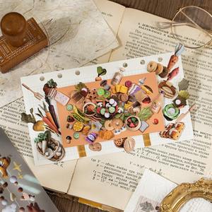 สมุดสติกเกอร์ชุด Deconstruction Diary Series - สติกเกอร์กระดาษธีมท้องฟ้าเต็มไปด้วยดวงดาว - 30 แผ่น สติกเกอร์ไดคัทแบบมีกาวในตัว - Product Image 5