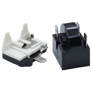 Relais de démarrage de réfrigérateur QP-02-4.7 4,7 ohms 3 broches avec protection contre les surcharges pour usage commercial - Product Image 1