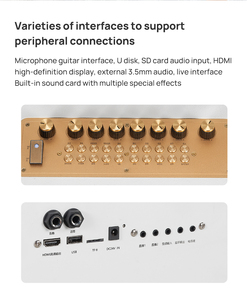 Riotouch Xách Tay Karaoke Thiết Lập Hệ Thống Chuyên Nghiệp Hệ Thống Karaoke Với 14 Inch Màn Hình LED Âm Thanh Nhà Hệ Thống Karaoke Giải Trí - Product Image 4