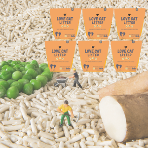 6 أكياس ، بسعر الجملة ، شغف صحراوي ، خالية من الغبار ، 7 لتر ، كاسافا مختلطة - Product Image 1