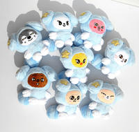 Porte-clés en peluche 3D Kpop transfrontalier, nouvelle collection Street Boys, design mignon et tendance, poupée de dessin animé