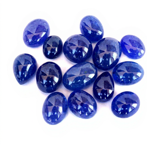 Tanzanite อัญมณีหลวม Cabochon หายากชิ้นที่ไม่ซ้ำกันสำหรับแหวนต่างหูจี้สร้อยข้อมือทำหิน - Product Image 1