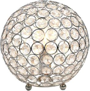 Bộ Đèn Bàn Hiện Đại Gồm <span class=keywords><strong>2</strong></span> Quả Cầu Pha Lê Xếp Chồng Lên Nhau Màu Trắng Bạc Bóng Râm Cho Phòng Khách Phòng Ngủ Gia Đình Cạnh Giường Ngủ - Product Image 6