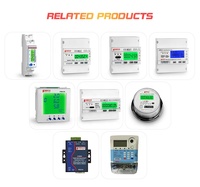 Medidor de Energía Trifásico Multicircuito con Bobina Rogowski Flexible, RS485 Modbus, Monitor de Potencia para Sistemas de Submedición de Alta Corriente