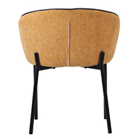 Muestra Gratuita de Sillas de Comedor de Lujo con Diseño Moderno, Tapizadas en Tela, Respaldo Completo, Estilo Arqueado, de China Alibaba