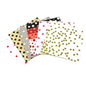 Khăn ăn giấy in họa tiết chấm và đường kẻ, dùng một lần, dùng trang trí tiệc, giấy vệ sinh in, bột giấy nguyên chất, khăn in - Product Image 5