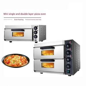 Horno Eléctrico <span class=keywords><strong>de</strong></span> Mesa para Pizza, Mini Horno Portátil para Uso Doméstico, Ideal para Hornear Pizzas <span class=keywords><strong>de</strong></span> 9 Pulgadas y Pequeñas Pizzas <span class=keywords><strong>de</strong></span> 12 Pulgadas - Product Image 4