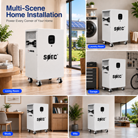 Batterie solaire SOEC Plug and Play 8 kWh tout-en-un LiFePO4 avec BMS intelligent, équilibreur actif et surveillance Wi-Fi 314 Ah pour l'énergie domestique
