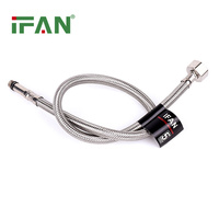 IFAN Cuisine Mélangeur D'eau Robinet Flexible Plomberie En Acier Inoxydable Tressé Tuyau De Douche