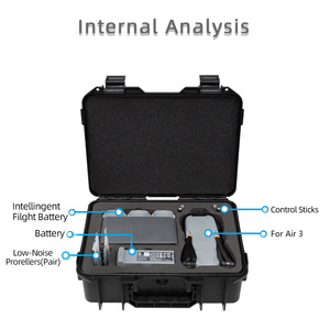 Caja de almacenamiento a prueba de explosiones para Air <span class=keywords><strong>3</strong></span>, carcasa dura, Maleta impermeable, estuche de transporte para DJI Air <span class=keywords><strong>3</strong></span> RC <span class=keywords><strong>2</strong></span>/RC N2, accesorios para Drones - Product Image 3