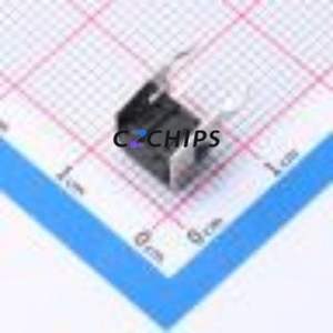 TC-6615-4.3-250G Tactile Switch Bent Lead Through Hole,6x6mm Switch Single Pole Single Throw Round Button 2.5N Right Angle - Product Image 2