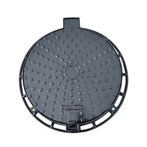 Couvre-regard rond <span class=keywords><strong>de</strong></span> sécurité routière en <span class=keywords><strong>fonte</strong></span> d'acier moulée en usine, système <span class=keywords><strong>de</strong></span> verrouillage EN124 personnalisé, logo personnalisé en <span class=keywords><strong>fonte</strong></span> ductile D400 - Product Image 3