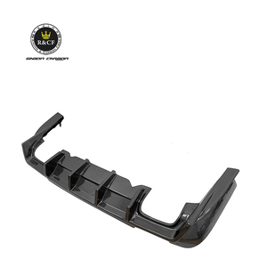 Diffuseur de pare-chocs arrière en fibre de carbone de style Big Fin pour <span class=keywords><strong>Dodge</strong></span> <span class=keywords><strong>Challenger</strong></span> Hellcat 2015 2016 2018 2019 2020 <span class=keywords><strong>2022</strong></span> - Product Image 1