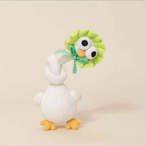 Llavero Colgante de Peluche de <span class=keywords><strong>Pato</strong></span> Malvado de Cuello Largo, Lindo, Relleno de Algodón PP y Plástico, Regalo de Cumpleaños, Venta al por Mayor - Product Image 3