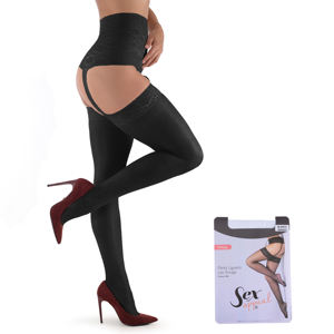 Ensemble de 3 pièces de lingerie en dentelle noire transparente pour femme - Product Image 3