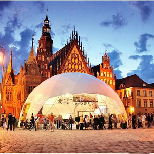 6M 8M 10M 12M 15M prix usine étanche résistance aux UV et couche d'isolation dôme tente camping pour station et hôtel - Product Image 5