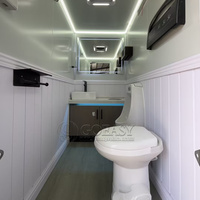 Trailer Toilet Mobile Panel Sandwich Mewah Goeasy - Ramah Lingkungan, Tahan Lama, Portabel dengan Kamar Mandi