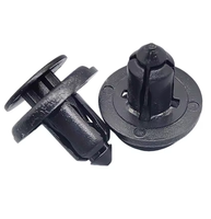 Nouvelles attaches universelles pour carrosserie de voiture, clips de fixation en plastique noir haute résistance, adaptés aux trous de 8 mm, pour pare-chocs, panneaux de porte et ailes de véhicule