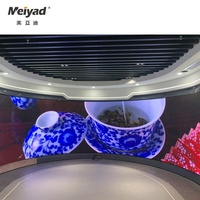 Module de Led souple HD créatif pour entretien avant P1.86 P2 P2.5 P3 Écran rond publicitaire incurvé Écran LED semi-circulaire