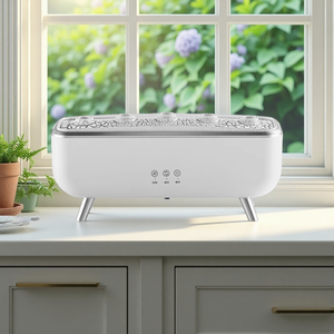 Diffuseur d'arômes à anneaux de fumée et de flamme, humidificateur, méduse, brume, son réactif, télécommande LED, huile essentielle, décoration d'intérieur - Product Image 1