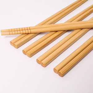ตะเกียบไม้ไผ่สไตล์ญี่ปุ่น 25 ซม. ปลายแหลม ลายเกล็ดปลา สำหรับใช้ในโรงแรม - Product Image 2