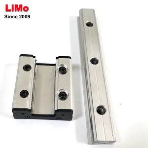 Full extension ball bearing drawer slide drawer telescopic channel linear guide rail LGD12-4UU