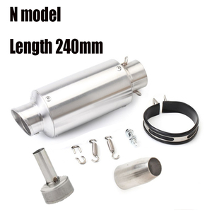 Nouveau silencieux d'échappement de moto en fibre de carbone et acier inoxydable de haute qualité, 13,78 pouces, <span class=keywords><strong>DB</strong></span> <span class=keywords><strong>Killer</strong></span>, pour scooters <span class=keywords><strong>125</strong></span>-1000CC, pièce de rechange - Product Image 4